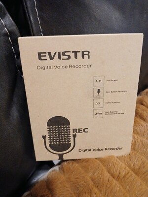 EVISTR V508 Digital Voice Recorder for Lectures Meetings - Portable Recording De