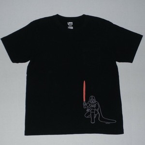 Uniqlo Ut Starwars Darth Vader Pocket T Shirt Sz L Ebay