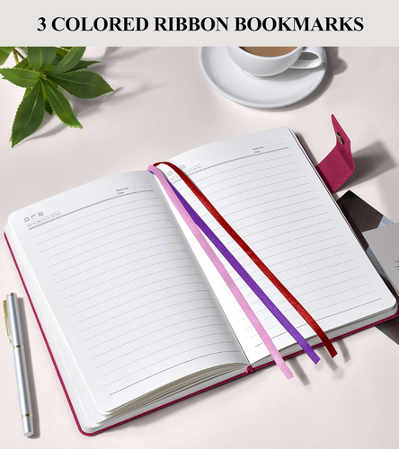 365 Page Thick Lined Journal Notebook for Men Women, B5 Large Leather Journals F - Picture 6 of 12
