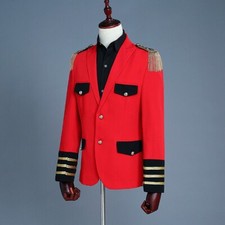 Herren 2 Stück Quasten Epaulette Anzug Jacke...