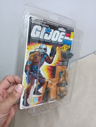 GI Joe 1989 Hasbro Cobra Enemy FRAG-VIPER Action Figure Factory Sealed Blister - Picture 7 of 12