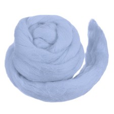 Wool Roving Yarn Soft Felting Wool 50g/1.76oz Chunky Roving Yarn Grey