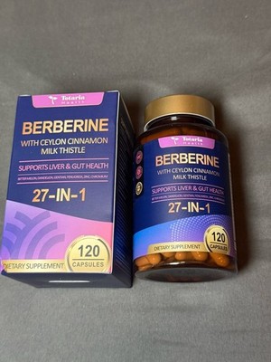 Totaria 27-in-1 Berberine Complex | Ceylon Cinnamon + Milk Thistle + Green Tea