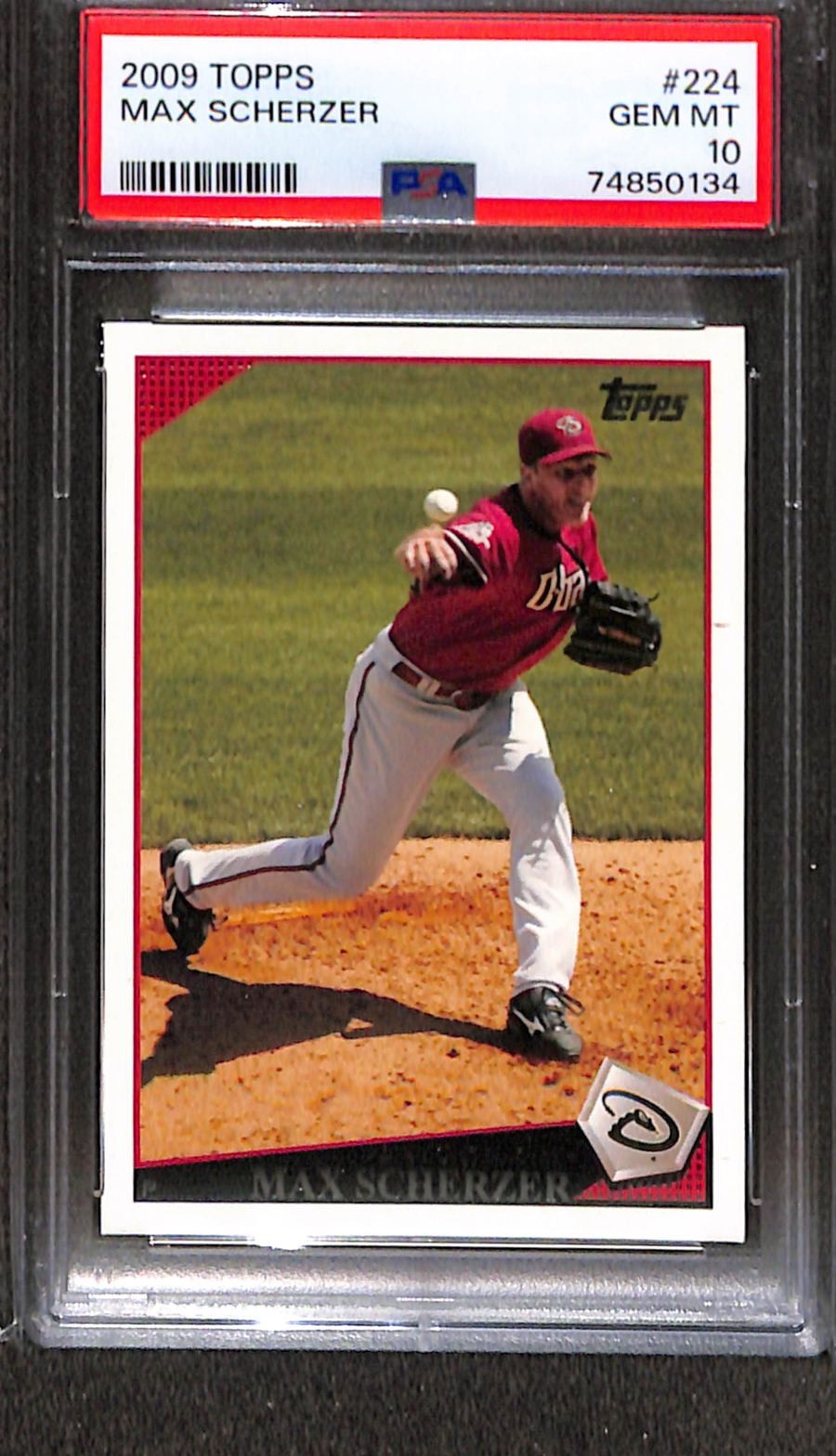 2010 TOPPS #10 CLAYTON KERSHAW PSA 10 GEM-MT 63936361  view 2