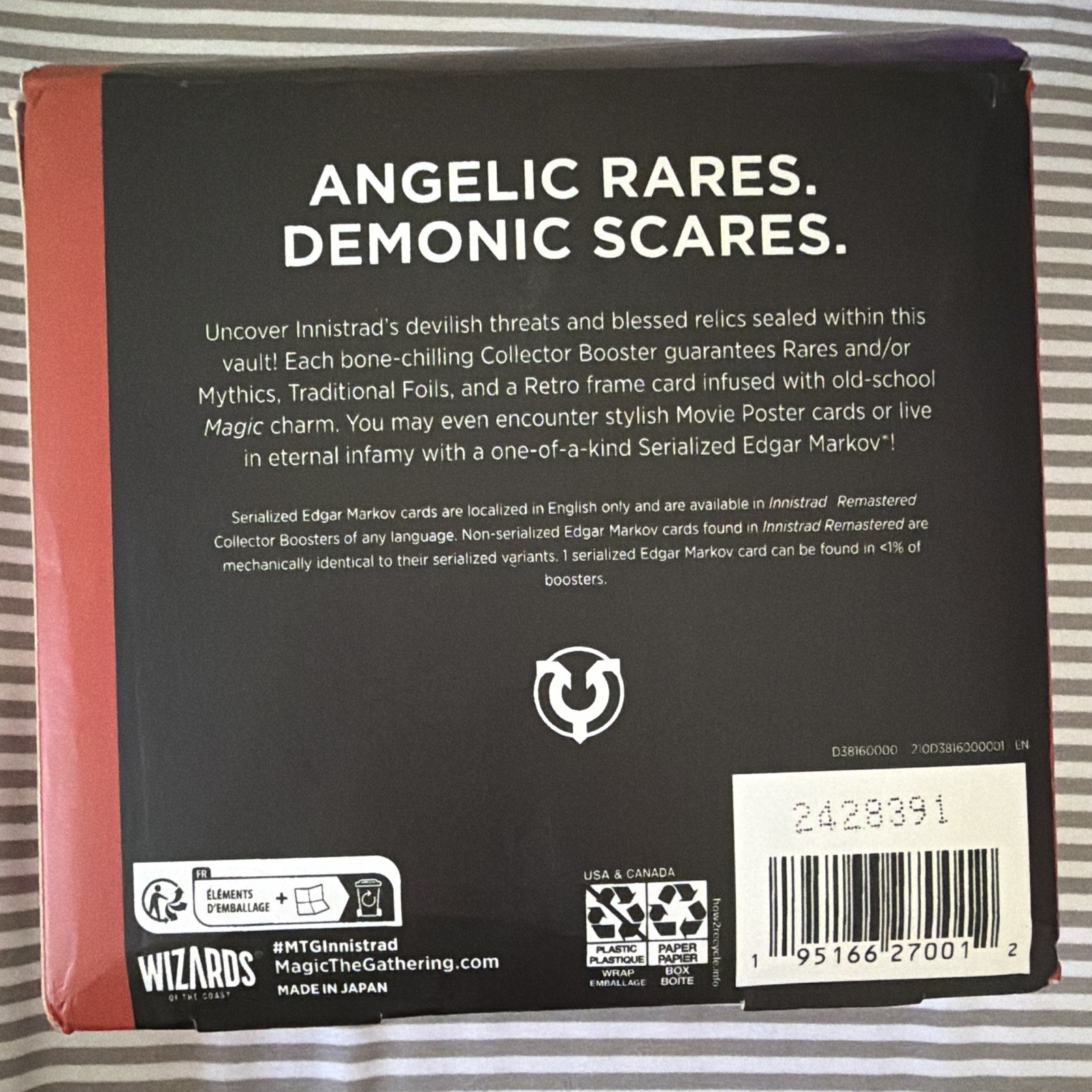Wizards Magic: The Gathering Innistrad Remastered Collector Booster Box ...
