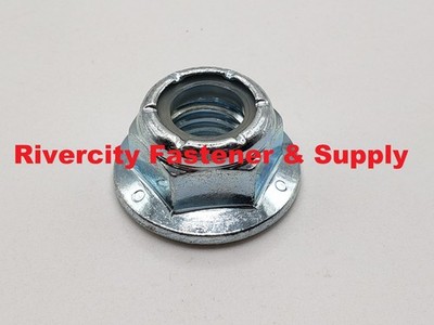 (5) 1/2-13 Nylon Insert Hex Flange Lock nuts / Stop nut / Nyloc 1/2x13 