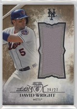 2015 Topps Triple Threads Unity Single Jumbo Relics Sepia 26/27 David Wright e6p