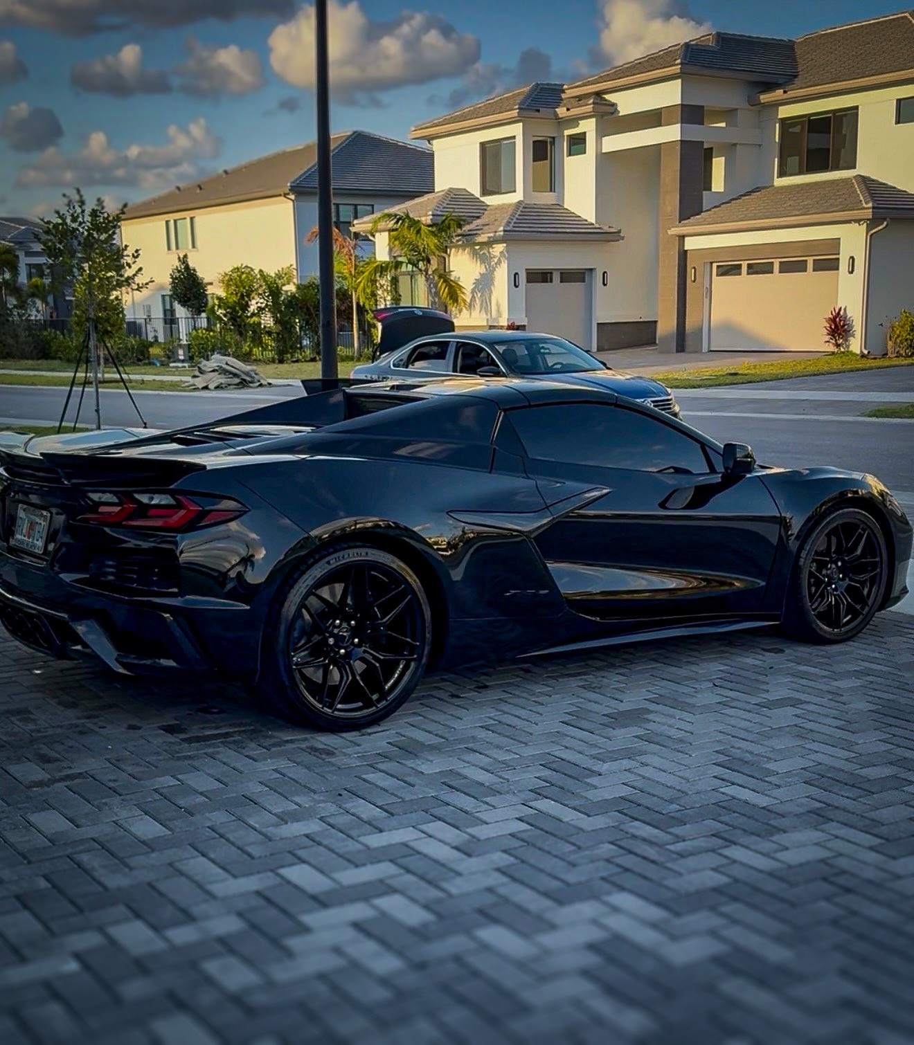 2025 Black Chevrolet Corvette   | C8 Corvette Photo 2