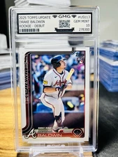 2025 Topps Update Drake Baldwin Rookie GMG Graded 10 Gem Mint 💎 #US113 RC Debut