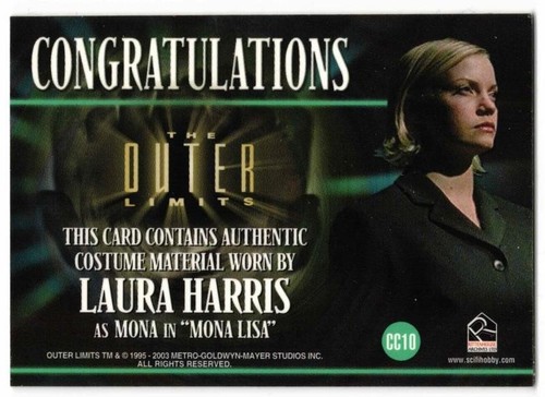 The Outer Limits Sex, Cyborgs & Science Fiction. Laura Harris Costume Card #CC10 - Picture 2 of 2