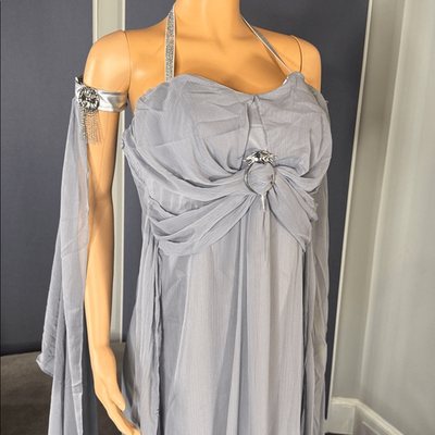 medieval grey dress Medieval Style Dress Black Grey Gray