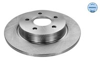 2X Bremsscheibe Hinten Meyle 715 523 0022 FÜR Ford