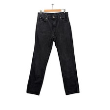 Dickies Mens 33x34 Black Heavyweight Denim Jeans Regular Fit Straight Leg