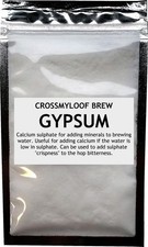 Gypsum Calcium Sulphate - Home brewing, Beer, Food Grade, Tofu, Mushrooms.