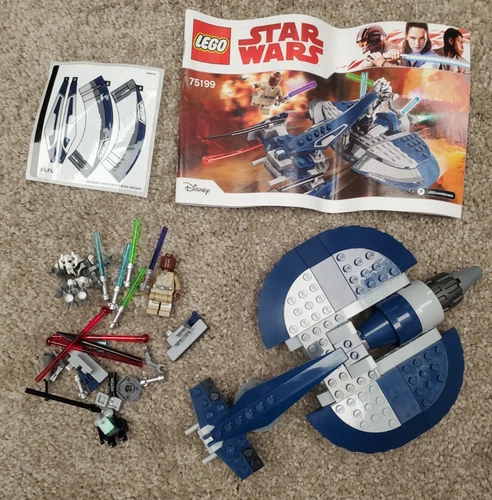 LEGO Star Wars General Grievous' Combat Speeder 75199 Set w/ Minifigures