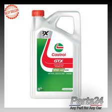 Castrol GTX 10W-40 A3/B4 Part Synthetic Engine Oil Advanced Protection 5 Litre 7.62 per litre
