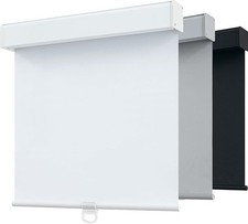 Blackout Cordless Roller Shade 38" W x 72" H White with Valance