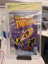 New Mutants 1 Cbcs Cbcs Signed Bob Mcleod Chris Claremont Jim Shooter 1983