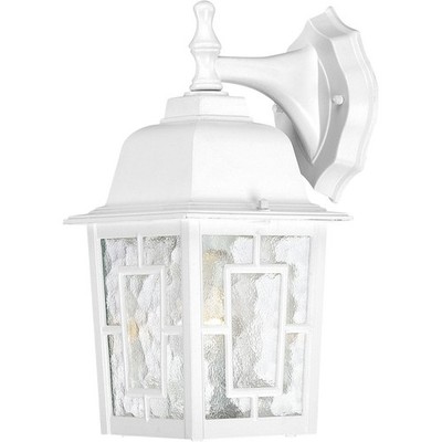 Nuvo Lighting 60/4921 Banyan 1 Light 12 inch White Outdoor Wall Lantern