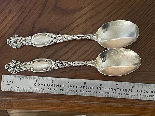 FRONTENAC- INTERNATIONAL STERLING SILVER TABLE SPOON 2 spoons