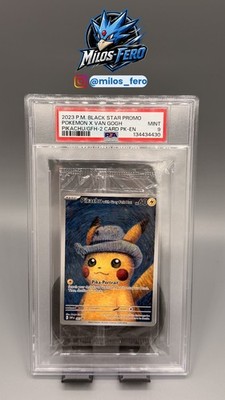 Pokemon TCG van Gogh Pikachu with Grey Felt Hat SVP 085 Sealed PSA 9 English