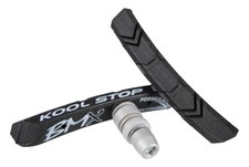 KOOL STOP BMX bicycle THREADED V-brake brake pads BLACK