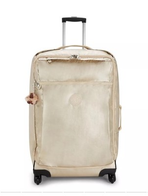 Kipling DARCEY L Large Spinner Koffer Tasche 89 Liter Starry Gold Metallic Neu