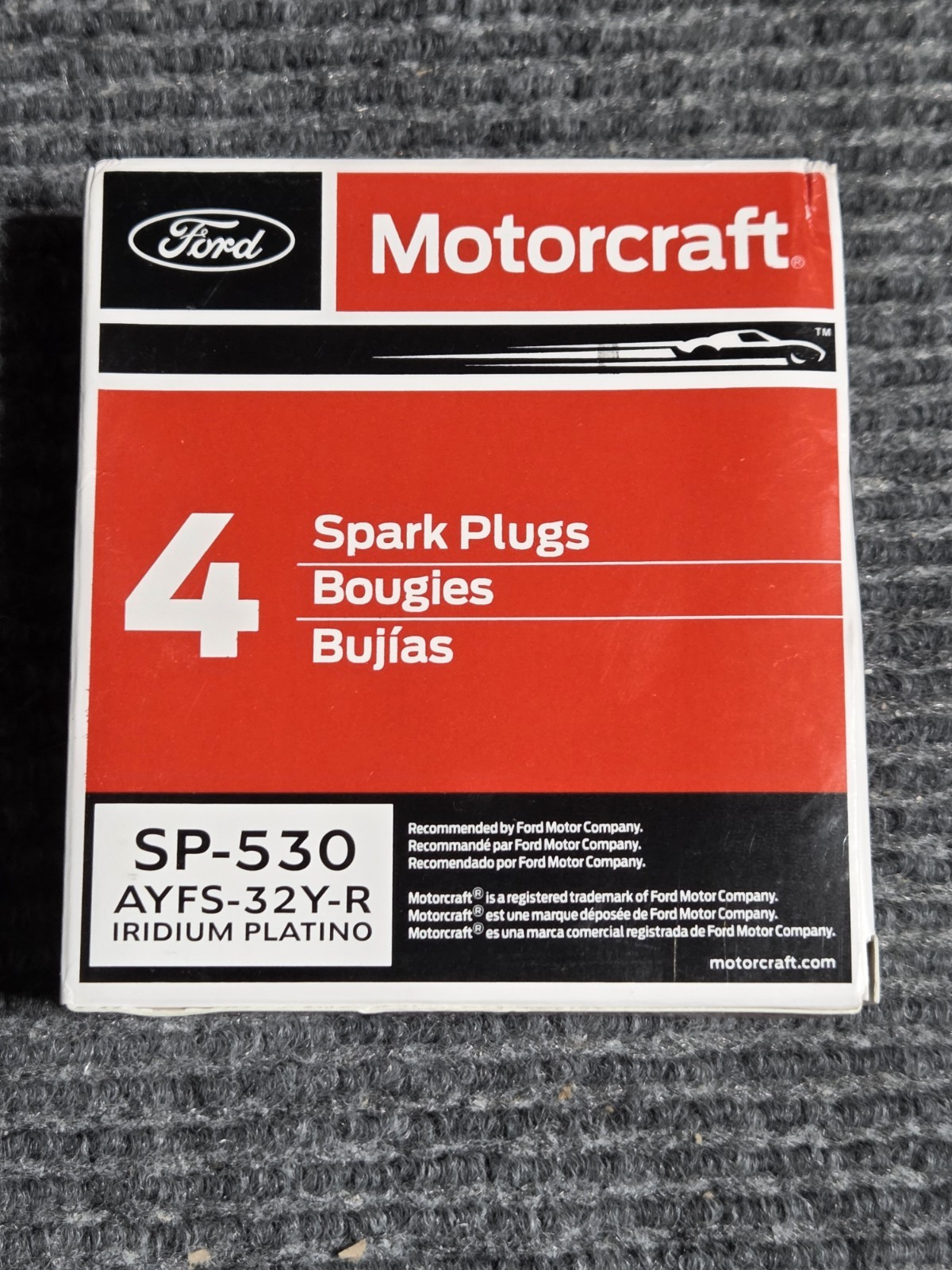 4Pcs NEW SP-530 Motorcraft Spark Plugs AYFS32YR Escape Lincoln MKZ Fusion SP530
