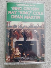 Christmas With Bing Crosby Nat King Cole Dean martin Cassette 1994 Cema