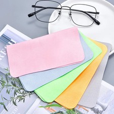 5 Pcs High Quality Chamois Glasses Cleaner Microfiber Glasses Cleaning Cloth For