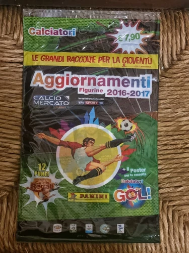 UPDATE SET Stickers AGGIORNAMENTI PANINI Calciatori 2016-17  Sigillato + Poster