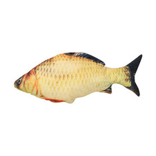 Fish Design Cat Toys Interactive Durable Cat Chew Toys Plush Pillow Kitten Toy f