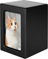 Cuodia:Pet Cremation Box with Photo Frame,Cat Urns for Ashes,Pet Urns, Cat Crema