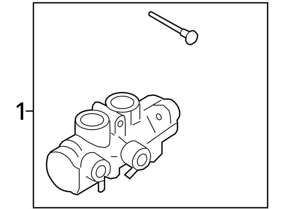 BMW 540i G30 2018-2020 OEM 3,0 L refuerzo de freno eléctrico cilindro maestro con depósito Foto 4 de 4