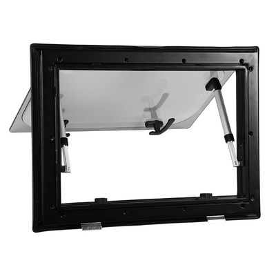 _20X12in Push Out Rv Window UV Protection Double Layer Hollow Glass Right Angle
