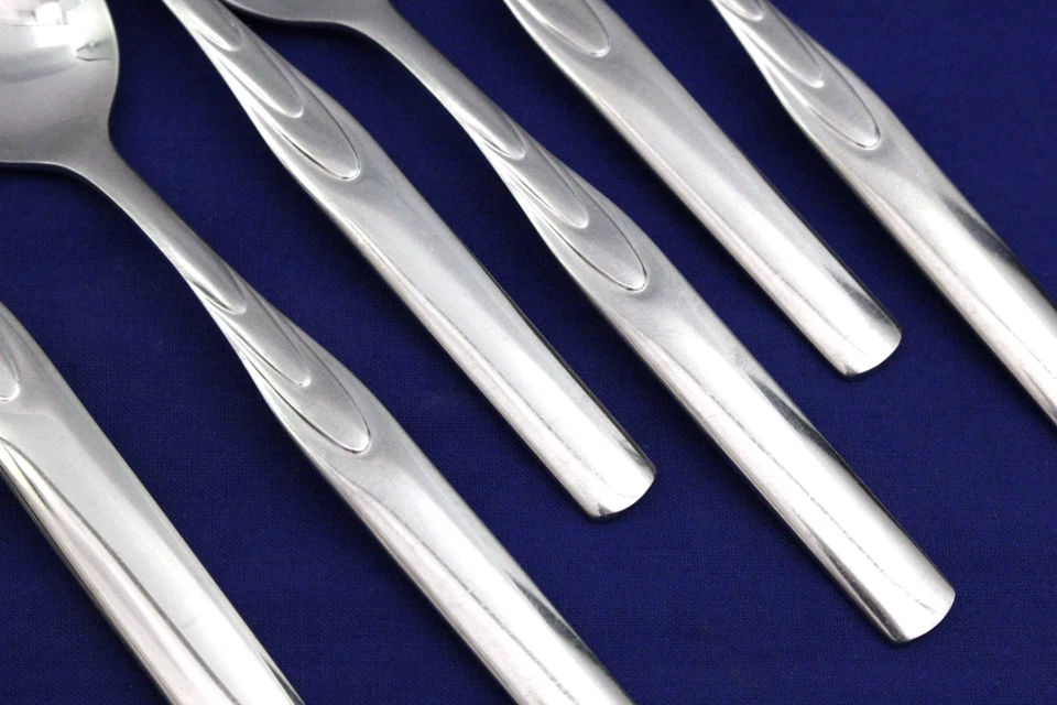 "RAPTURE" 5 cucharaditas y 3 cucharas soperas ovaladas 18/10 JA gallinas acero inoxidable Foto 4 de 4