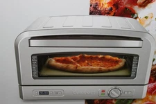 HIGHEST RATED NEW OPEN BOX Cuisinart CPZ-120 Indoor Pizza Oven Chrome