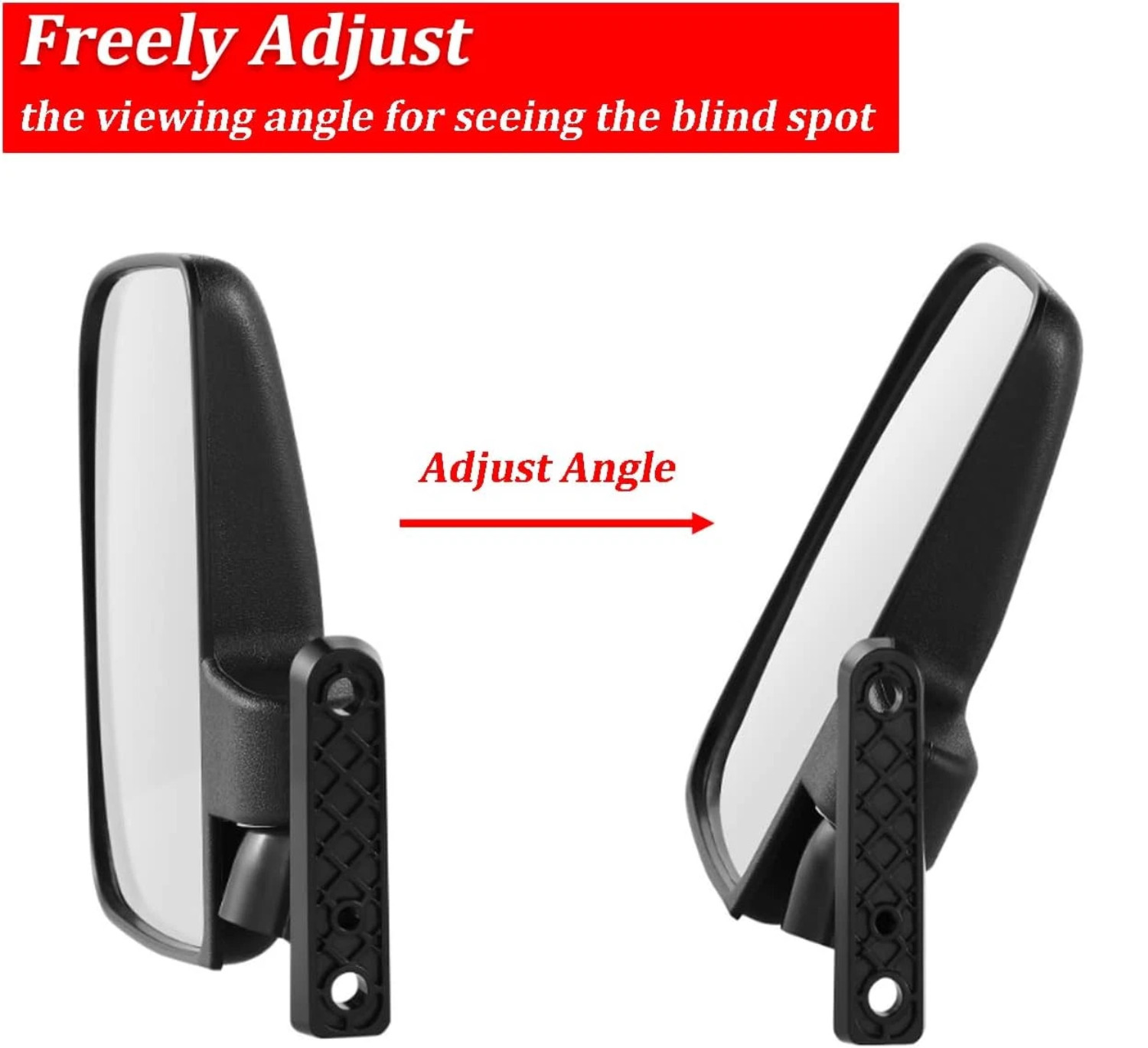 Adjustable Side Rear View Golf Cart Mirrors for Club Car EZ GO Yamaha and Others