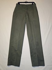 Vintage OG-507 Pants Mens 33x32 Olive Green Utility Fatigue US Army 70s 80s