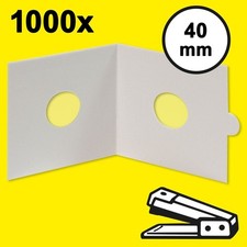 Hartberger M&uuml;nzr&auml;hmchen 40 mm, zum Heften (1000er-Packung) 8331040 Neu
