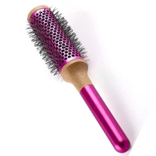 Vented Barrel Brush for Dyson Supersonic Hair Dryer 1.4 Inch Fuchsia
