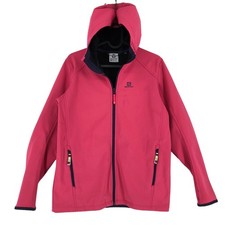 Giacca A Vento Con Cappuccio Clima Salomon Per Ragazze Taglia XL - 14 Anni