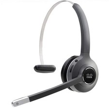 Cisco 561 Headset Mono Black Wireless Over The Head Monaural Supra-aural Unidi..