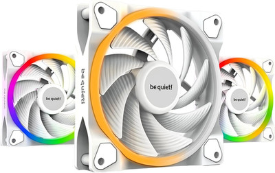 Light Wings White 120Mm PWM Triple Pack High Speed Premium ARGB Low Noise Coolin