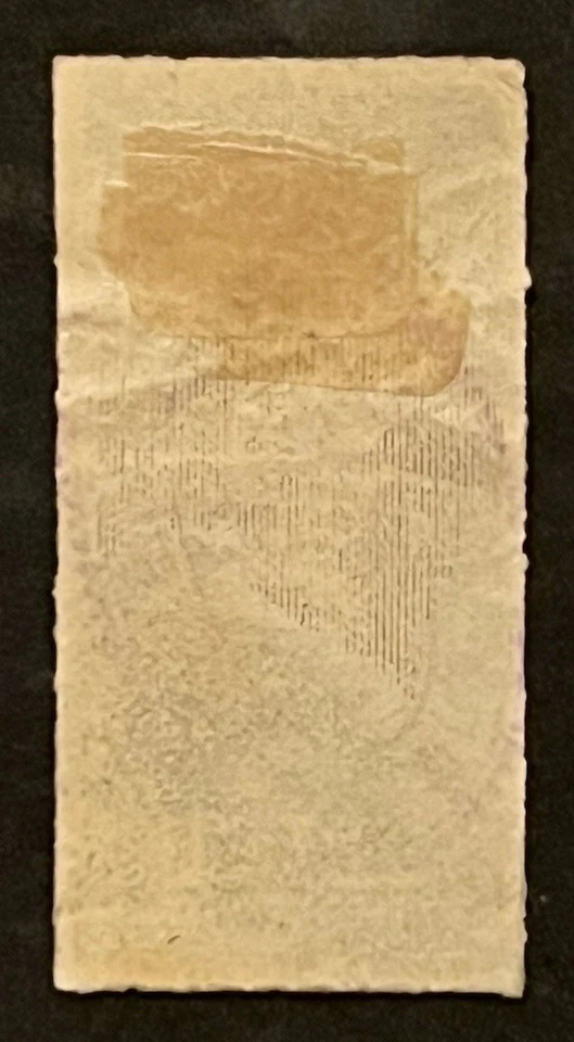 Sellos de viaje: estampillas de ingresos de Uruguay de 1800 de 1 peso usadas estampadas a mano Foto 3 de 4