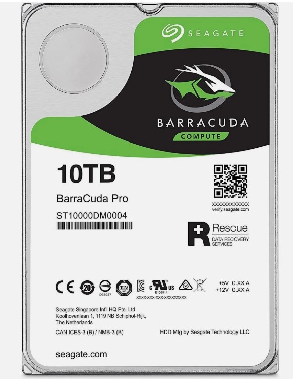 New Seagate ST10000DM0004 Barracuda Pro 10TB 3.5