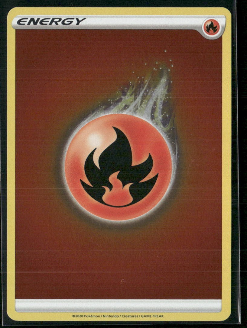 SWSH01: Sword & Shield Base Set Fire Energy HOLO