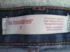 No Boundaries Denim Blue Jeans ~ Women's Size 7 ~ Pull On, Stretch, Low-Rise — photo 8