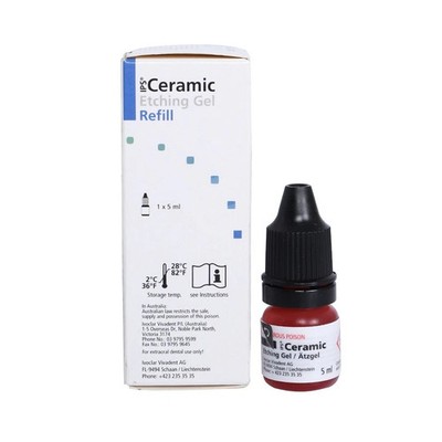 Ivoclar Vivadent Dental 531548 IPS Ceramic Etching Gel 5mL Enhances The Bonding