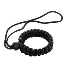 Woven Camera Wrist Strap with Adjustable Hand Strap for Photography Black